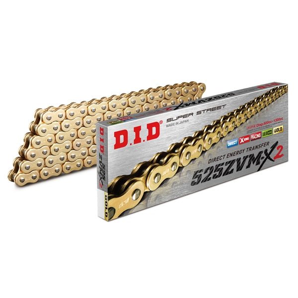 DID 525ZVMX2 GOLD CHAIN 120L (GOLD) - DRIVEN Canada's Powersports 4525516135252M525ZVMX2G120