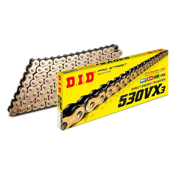 DID CHAIN 530VX3 - DRIVEN Canada's Powersports 4525516397223M530VX3G114ZB