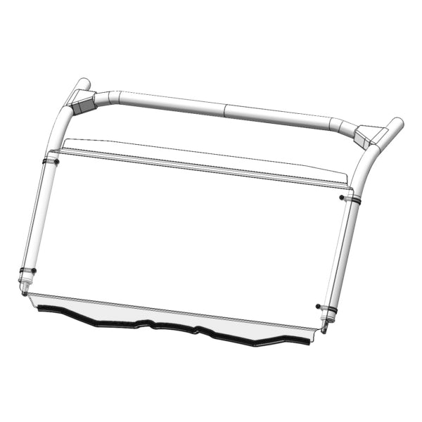 DIRECTION2 WINDSHIELD FT ATV YAM (WOLVWS1101MR) - DRIVEN Canada's Powersports WOLVWS1101MRWOLVWS1101MR