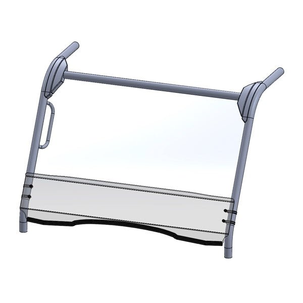 DIRECTION2 WINDSHIELD SHORT GP KAWA (MULEMXWS1102GP) - DRIVEN Canada's Powersports 9999999988MULEMXWS1102GP