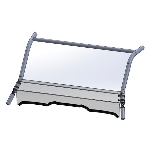 DIRECTION2 WINDSHIELD SHORT GP YAM (YXZ19WS1102GP) - DRIVEN Canada's Powersports 779421657789YXZ19WS1102GP