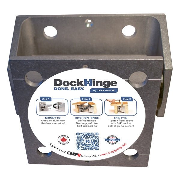 DOCKEDGE DOCKHINGE 5/8P FOR 1/2” HARDWARE (DE85329F) - DRIVEN Canada's Powersports 776113103821DE85329F