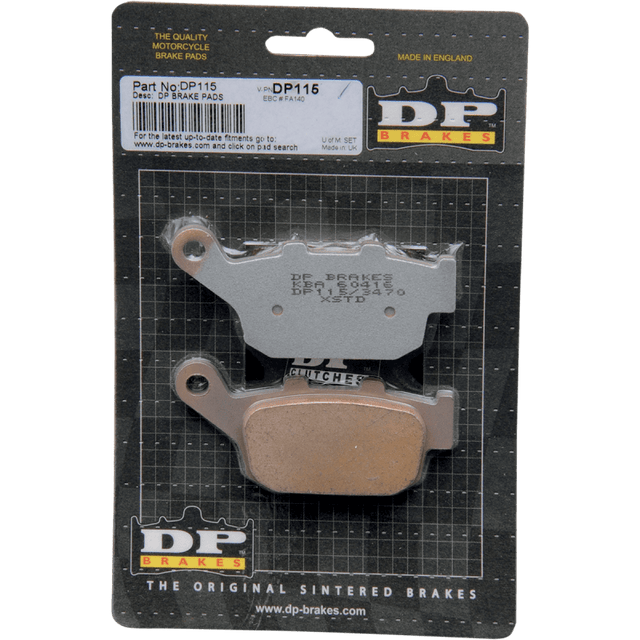 DP BRAKES DP115 STANDARD COMPOUND BRAKE PAD SET - DRIVEN Canada's Powersports 5060637510124DP115