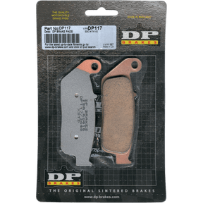 DP BRAKES DP117 STANDARD COMPOUND BRAKE PAD SET - DRIVEN Canada's Powersports 5060637510148DP117