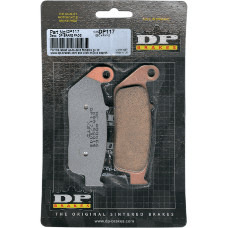 DP BRAKES DP117 STANDARD COMPOUND BRAKE PAD SET - DRIVEN Canada's Powersports 5060637510148DP117