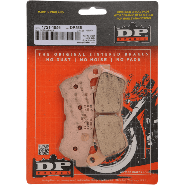 DP BRAKES DP536 STANDARD COMPOUND BRAKE PAD SET - DRIVEN Canada's Powersports 5060637513842DP536