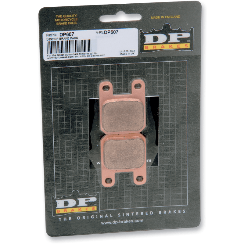 DP BRAKES DP607 STANDARD COMPOUND BRAKE PAD SET - DRIVEN Canada's Powersports 5060637513941DP607