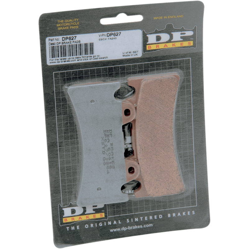 DP BRAKES DP627 STANDARD COMPOUND BRAKE PAD SET - DRIVEN Canada's Powersports 5060637513965DP627