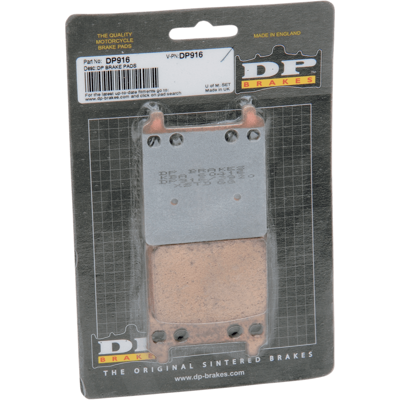 DP BRAKES DP916 STANDARD COMPOUND BRAKE PAD SET - DRIVEN Canada's Powersports 5060637514054DP916