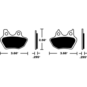 DP BRAKES DP918 STANDARD COMPOUND BRAKE PAD SET - DRIVEN Canada's Powersports 5060637514078DP918