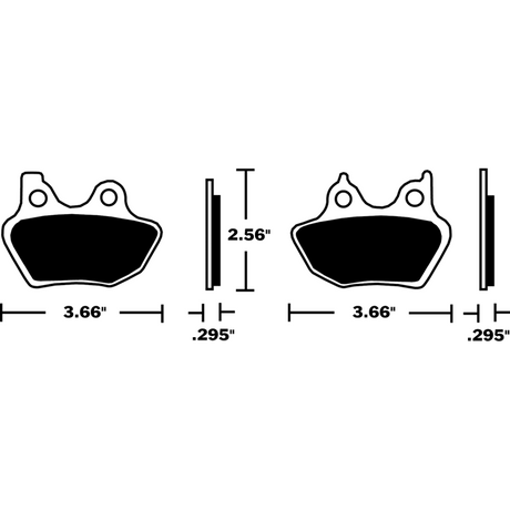 DP BRAKES DP918 STANDARD COMPOUND BRAKE PAD SET - DRIVEN Canada's Powersports 5060637514078DP918