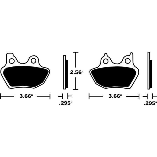 DP BRAKES DP918 STANDARD COMPOUND BRAKE PAD SET - DRIVEN Canada's Powersports 5060637514078DP918