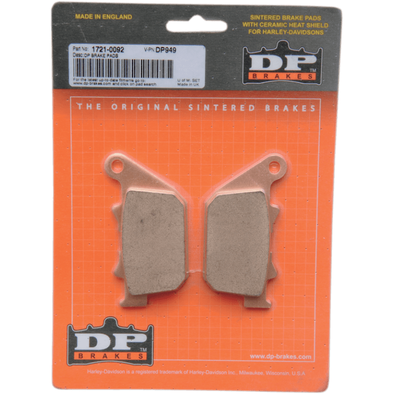 DP BRAKES DP949 STANDARD COMPOUND BRAKE PAD SET - DRIVEN Canada's Powersports 5060637514092DP949