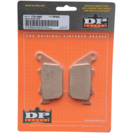 DP BRAKES DP949 STANDARD COMPOUND BRAKE PAD SET - DRIVEN Canada's Powersports 5060637514092DP949