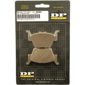 DP BRAKES DP961 STANDARD COMPOUND BRAKE PAD SET - DRIVEN Canada's Powersports 5060637512227DP961