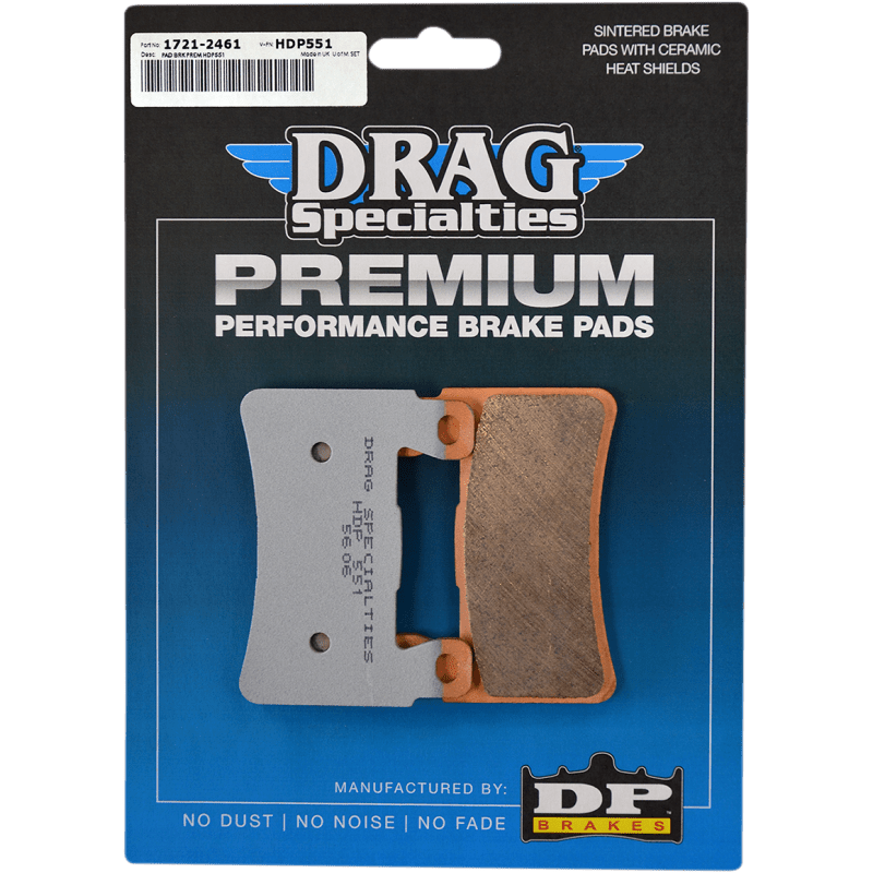 DP BRAKES HDP551 DRAG PREMIUM SINTERED PADS - DRIVEN Canada's Powersports HDP551