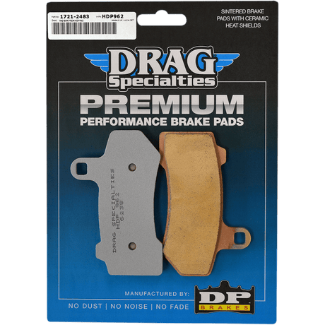 DP BRAKES HDP962 DRAG PREMIUM SINTERED PADS - DRIVEN Canada's Powersports HDP962