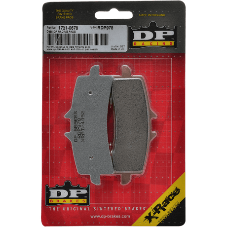 DP BRAKES RDP978 RACE COMPOUND BRAKE PAD SET - DRIVEN Canada's Powersports 5060637513330RDP978