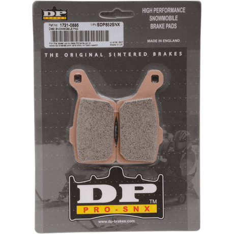 DP BRAKES SDP852SNX SNOW HH COMPOUND BRAKE PAD SET - DRIVEN Canada's Powersports 5060637513774SDP852SNX