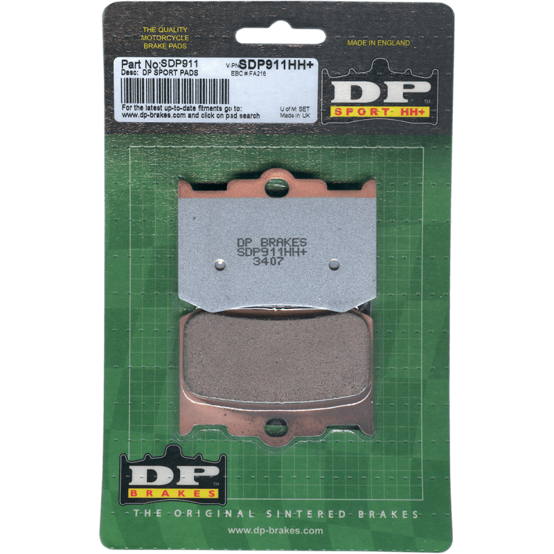 DP BRAKES SDP911HH SPORT HH COMPOUND BRAKE PAD SET - DRIVEN Canada's Powersports 5060637512791SDP911HH
