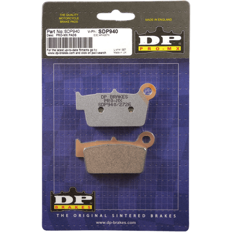 DP BRAKES SDP940MX PRO - MX COMPOUND BRAKE PAD SET - DRIVEN Canada's Powersports 5060637513613SDP940MX