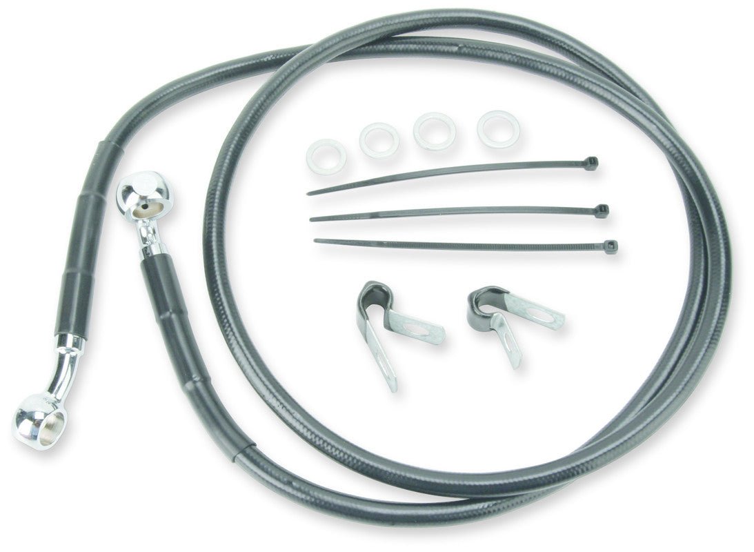 DRAG SPECIALTIES 00 - 05 FXD +4 FRT BRK LINE KIT - DRIVEN Canada's Powersports 640112 - 4BLK