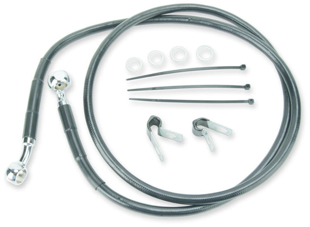 DRAG SPECIALTIES 00 - 05 FXD +4 FRT BRK LINE KIT - DRIVEN Canada's Powersports 640112 - 4BLK