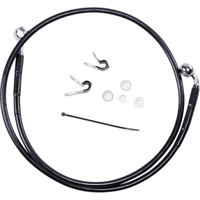 DRAG SPECIALTIES 04 - 10 +6 FRT BRAKE LINE KIT - DRIVEN Canada's Powersports 660313 - 6BLK