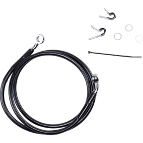 DRAG SPECIALTIES 04 - 10 883C/1200C +8 FRT BRK LINE KIT - DRIVEN Canada's Powersports 660310 - 8BLK
