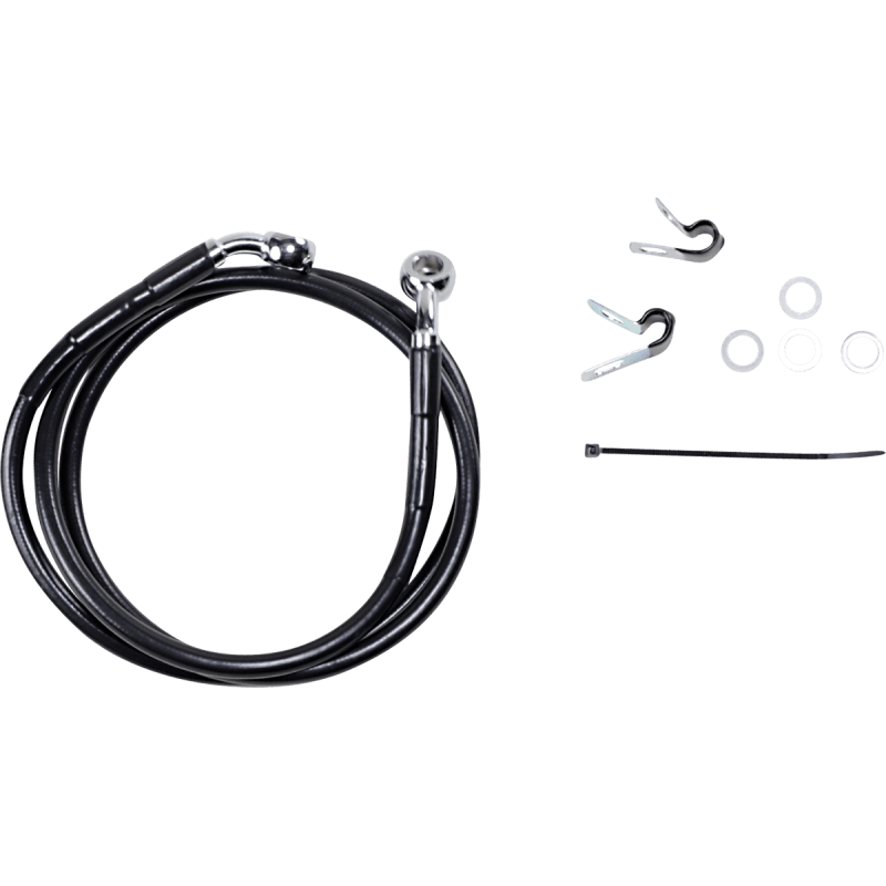 DRAG SPECIALTIES 04 - 10883C/1200C +6 FRT BRK LINE KIT - DRIVEN Canada's Powersports 660310 - 6BLK