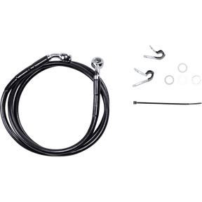 DRAG SPECIALTIES 04 - 10883C/1200C +6 FRT BRK LINE KIT - DRIVEN Canada's Powersports 660310 - 6BLK