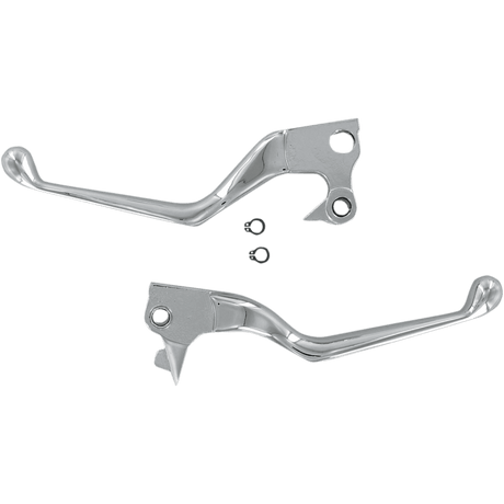 DRAG SPECIALTIES 04 - 13 CHROME LEVER SET - DRIVEN Canada's Powersports 0610 - 0127