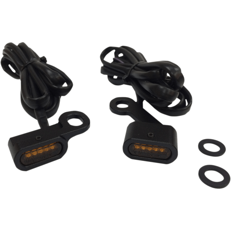 DRAG SPECIALTIES 04 - 19 LED H/B MRKR LIGHTS AMBR PR - DRIVEN Canada's Powersports L22 - 0231MBAE