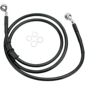 DRAG SPECIALTIES 08 - 09 FXDL FRT S/B BRAKE LINE KIT (660335BLK) - DRIVEN Canada's Powersports 660335BLK