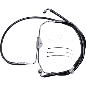 DRAG SPECIALTIES 08 - 13 FLHT +4BLK FRT BRK/LI KIT WOABS (620085 - 4BLK) - DRIVEN Canada's Powersports 620085 - 4BLK