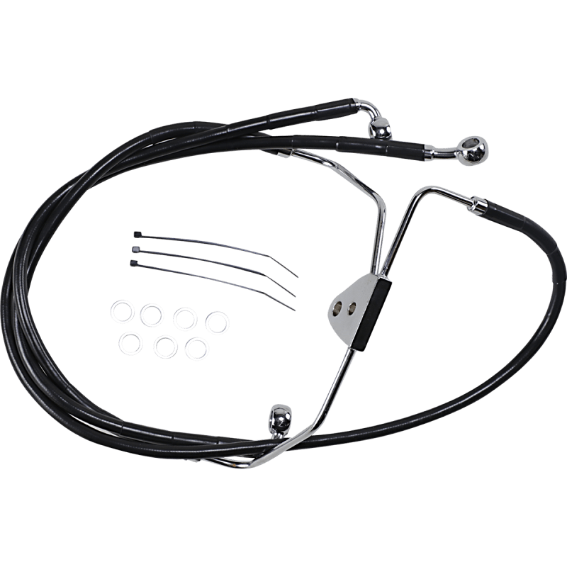 DRAG SPECIALTIES 08 - 13 FLHT +8BLK FRT BRK/LI KIT WOABS (620085 - 8BLK) - DRIVEN Canada's Powersports 620085 - 8BLK