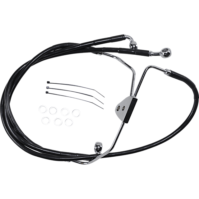 DRAG SPECIALTIES 08 - 13 FLHT +8BLK FRT BRK/LI KIT WOABS (620085 - 8BLK) - DRIVEN Canada's Powersports 620085 - 8BLK