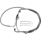 DRAG SPECIALTIES 08 - 13 FLHT FRT WO/ABS S/S BR/LINE +4 (620085 - 4) - DRIVEN Canada's Powersports 620085 - 4