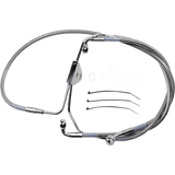 DRAG SPECIALTIES 08 - 13 FLHT FRT WO/ABS S/S BR/LINE +4 (620085 - 4) - DRIVEN Canada's Powersports 620085 - 4