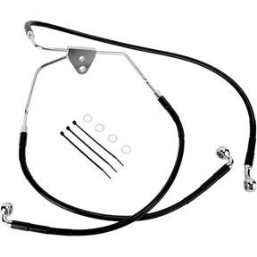 DRAG SPECIALTIES 08 - 13 FLHT/X FRT BRK/LINE KIT WOABS - DRIVEN Canada's Powersports 620085 - BLK