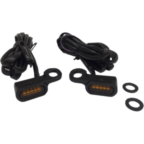 DRAG SPECIALTIES 09 - 16 FLHT LED H/B MRKR LIGHTS AMBR PR - DRIVEN Canada's Powersports L22 - 0229MBAE