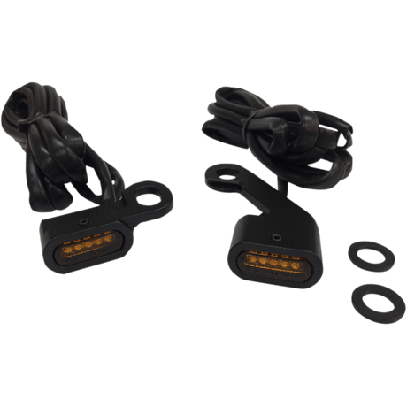 DRAG SPECIALTIES 09 - 17 FLHT LED MRKR LIGHTS AMBR PR - DRIVEN Canada's Powersports L22 - 0232MBAE