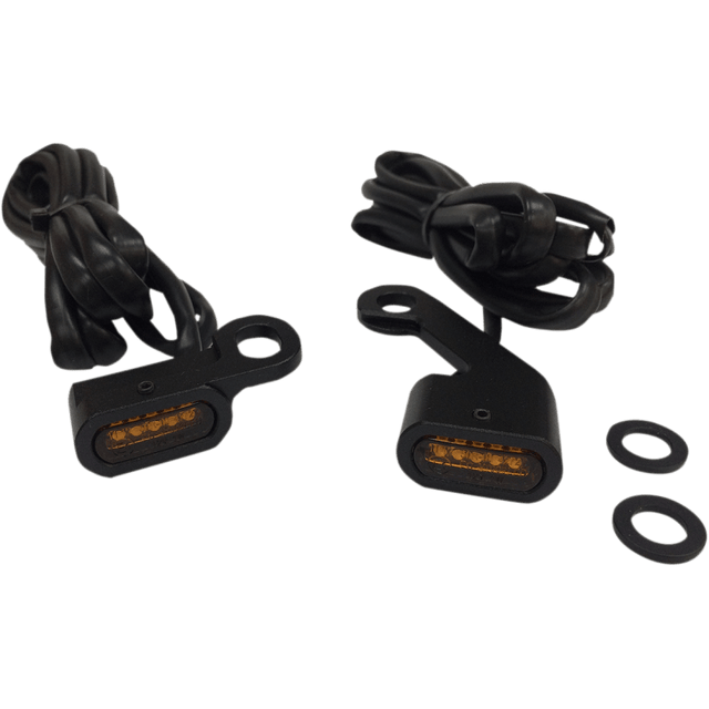 DRAG SPECIALTIES 09 - 17 FLHT LED MRKR LIGHTS AMBR PR - DRIVEN Canada's Powersports L22 - 0232MBAE