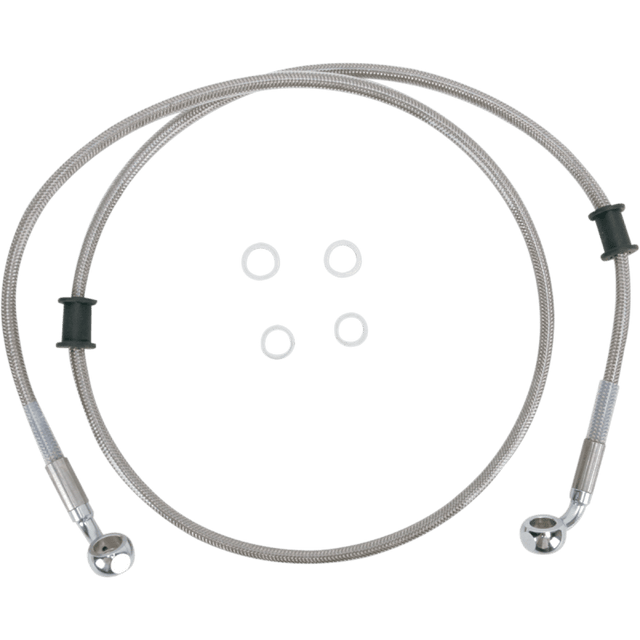 DRAG SPECIALTIES 10 - 14 FXDWG FRT S/S BRAKE LINE KIT +4 (1741 - 2669) - DRIVEN Canada's Powersports 1741 - 2669
