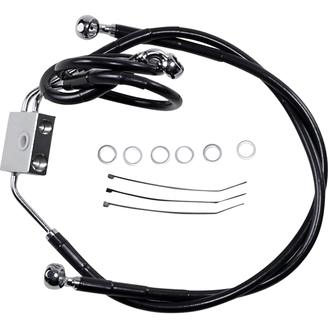 DRAG SPECIALTIES 12 - 17 FXDF FRT +2 BRK LINE W/ABS - DRIVEN Canada's Powersports 1741 - 3824