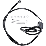 DRAG SPECIALTIES 12 - 17 FXDF FRT +6 BRK LINE W/ABS - DRIVEN Canada's Powersports 612137 - 6BLK