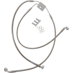 DRAG SPECIALTIES 12 - 17 FXDF FRT S/S +6 BRK LINE W/ABS (1741 - 3827) - DRIVEN Canada's Powersports 1741 - 3827