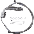 DRAG SPECIALTIES 12 - 17 FXDF FRT S/S +8 BRK LINE W/ABS (1741 - 3829) - DRIVEN Canada's Powersports 1741 - 3829