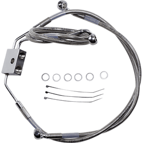 DRAG SPECIALTIES 12 - 17 FXDF FRT S/S +8 BRK LINE W/ABS (1741 - 3829) - DRIVEN Canada's Powersports 1741 - 3829