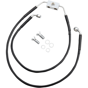 DRAG SPECIALTIES 12 - 17 FXDWG FRT +8 BRK LINE W/ABS - DRIVEN Canada's Powersports 612138 - 8BLK